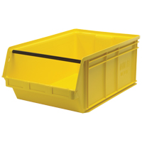 Contenants g&eacute;ants empilables, 18,375" la x 29" p x 11,875" h, Jaune NTL Industrial