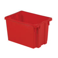 Contenants Stack-N-Nest Polylewton, 12,1" x 19,4" x 12,9", Rouge NTL Industrial