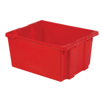 Contenants Stack-N-Nest Polylewton, 15,1" x 30,1" x 24", Rouge NTL Industrial