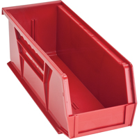 Ultra Stack & Hang Bin, 4-1/8" W x 4" H x 10-7/8" D, Red NTL Industrial