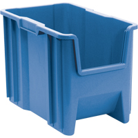 Giant Stacking Containers, 10.875" W x 17.5" D x 12.5" H, Blue CD576 | NTL Industrial