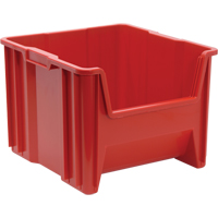 Contenants &agrave; empiler g&eacute;ants, 16,5" la x 17,5" p x 12,5" h, Rouge NTL Industrial