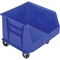 Bac mobile, 14" ha x 16-1/2" la x 18" p, Capacit&eacute; de 75 lb, Bleu NTL Industrial