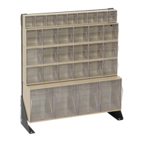 Tip-Out Bins Stand, 23-5/8" W x 8" D x 28" H, 31 Drawers CE964 | NTL Industrial