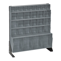 Tip-Out Bins Stand, 23-5/8" W x 8" D x 28" H, 31 Drawers CE965 | NTL Industrial