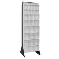 Tip-Out Bins Stand, 23-5/8" W x 16" D x 75" H, 72 Drawers CE966 | NTL Industrial