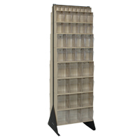 Tip-Out Bins Stand, 23-5/8" W x 16" D x 75" H, 72 Drawers CE967 | NTL Industrial