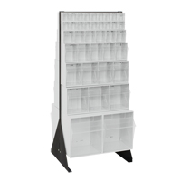 Tip-Out Bins Stand, 23-5/8" W x 16" D x 52" H, 76 Drawers CE969 | NTL Industrial