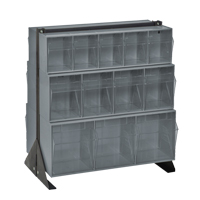 Tip-Out Bins Stand, 23-5/8" W x 16" D x 28" H, 24 Drawers CE974 | NTL Industrial