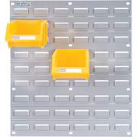 Metal Louvered Panel Bin Support Rack, 16 Bins, 18" W x 1/8" D x 19" H CF411 | NTL Industrial
