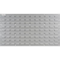 Metal Louvered Panel Bin Support Rack, 32 Bins, 36" W x 1/8" D x 19" H CF412 | NTL Industrial