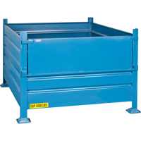 Bulk Stacking Containers, 30" H x 34.5" W x 40.5" D, 4500 lbs. Capacity NTL Industrial