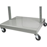 Mobile Tilt Bin Rack - Cart Only, Double-sided, 26-1/4" W x 22" D x 57-1/2" H CF475 | NTL Industrial