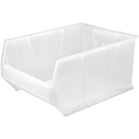 Hulk Containers, 18-1/4" W x 12" H x 23-7/8" D, Clear NTL Industrial
