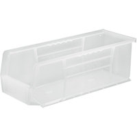 Clear-View Ultra Stack & Hang Bin, 5-1/2" W x 5" H x 14-3/4" D, Clear NTL Industrial