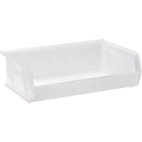Clear-View Ultra Stack & Hang Bin, 16-1/2" W x 5" H x 10-7/8" D, Clear NTL Industrial