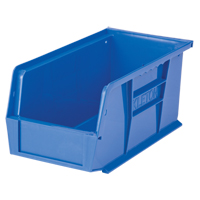 Stack & Hang Bin, 5-1/2" W x 5" H x 10-7/8" D, Blue NTL Industrial