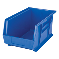 Stack & Hang Bin, 8-1/4" W x 7" H x 14-3/4" D, Blue NTL Industrial
