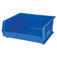 Stack & Hang Bin, 16-1/2" W x 7" H x 14-3/4" D, Blue NTL Industrial