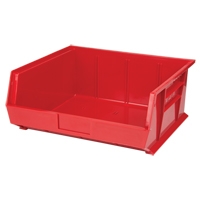 Stack & Hang Bin, 16-1/2" W x 7" H x 14-3/4" D, Red NTL Industrial