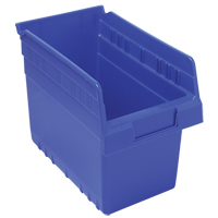 Bacs pour &eacute;tag&egrave;re Store-Max, 6-5/8" la x 8" H x 11-5/8" p, Bleu, Capacit&eacute; 44 lb NTL Industrial