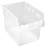Bacs pour &eacute;tag&egrave;re Store-Max, 8-3/8" la x 8" H x 11-5/8" p, Transparent, Capacit&eacute; 44 lb NTL Industrial