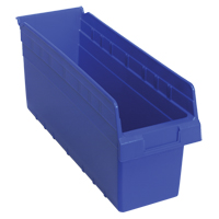 Bacs pour &eacute;tag&egrave;re Store-Max, 6-5/8" la x 8" H x 17-7/8" p, Bleu, Capacit&eacute; 56 lb NTL Industrial