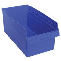 Bacs pour &eacute;tag&egrave;re Store-Max, 11-1/8" la x 8" H x 17-7/8" p, Bleu, Capacit&eacute; 56 lb NTL Industrial