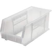 Ultra Stack & Hang Bin, 8-1/4" W x 7" H x 18" D, Clear NTL Industrial