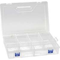 Plastic Compartment Box, 7.75" W x 11.75" D x 2.2" H, 10 Compartments CG071 | NTL Industrial
