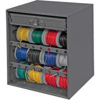 Wire and Terminal Storage Cabinet, Steel, 1 Drawers, 15-9/16" x 11-7/8" x 16-3/8", Grey CG156 | NTL Industrial