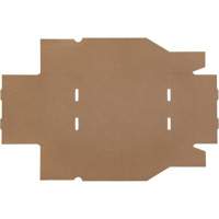 Deep Corrugated Parts Bins, 8-3/4" W x 11-1/4" D x 4-1/2" H, Beige NTL Industrial