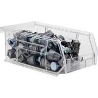 Crystal Clear Ultra Bins, 4-1/8" W x 3" H x 7-3/8" D, Clear NTL Industrial
