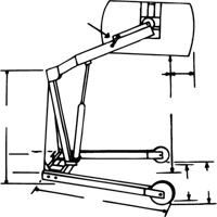 Manipulateurs de barils Hydra-Lift, Capacit&eacute; 55 gal. US (45 gal. imp.) NTL Industrial