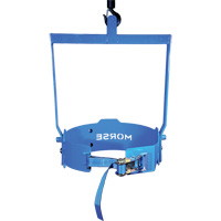 Ensemble de l&egrave;ve-baril manuel inclinable, Baril de 55 gal. US (45 gal. imp.), Capacit&eacute; 800 lb/363 kg NTL Industrial