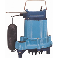 Sump/Effluent Pumps, 53 GPH, 115 V, 5 A, 1/3 HP DC431 | NTL Industrial