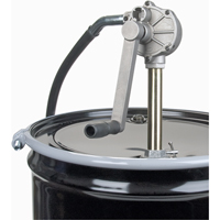 Rotary Type Drum Pump, Aluminum, Fits 15-55 Gal., 6-3/4 oz. per revolution DC126 | NTL Industrial