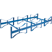 Drum Stacking Rack, 3 Drums, 2400 lbs. Capacity, 71-1/2" W x 30" D x 12-1/2" H NTL Industrial