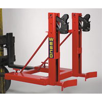 Gator Grip Forklift Attachment for Drum Handling, For 30 US Gal. (25 Imperial Gal.) / 50 US Gal. (41.6 Imperial Gal.) / 80 US Gal. (66.6 Imperial Gal.) NTL Industrial