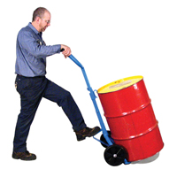 Diable pour baril, Fabriqu&eacute; en Acier, 30 - 55 gal. US (25 - 45 gal. imp.) NTL Industrial