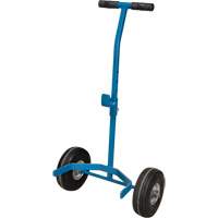 Cylinder Cart, Flat-Free Wheels, 15-1/2" W x 14-1/4" L Base, 600 lbs. NTL Industrial