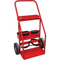Hot Works Fire Prevention Cart, Semi-Pneumatic Wheels, 17.75" W x 8.9" L Base, 100 lbs. NTL Industrial