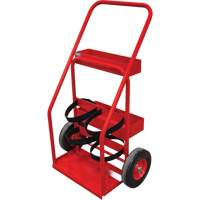 Hot Works Fire Prevention Cart, Semi-Pneumatic Wheels, 17.75" W x 8.9" L Base, 100 lbs. NTL Industrial