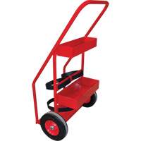 Hot Works Fire Prevention Cart, Semi-Pneumatic Wheels, 17.75" W x 8.9" L Base, 100 lbs. NTL Industrial