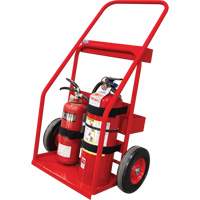 Hot Works Fire Prevention Cart, Semi-Pneumatic Wheels, 17.75" W x 8.9" L Base, 100 lbs. NTL Industrial