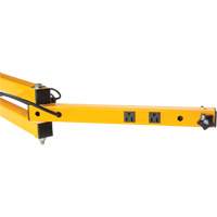 Bras verrouillables double 180 avec deux r&eacute;ceptacles NTL Industrial