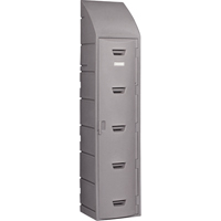 Locker, 15" x 18" x 73", Grey, Assembled FC695 | NTL Industrial