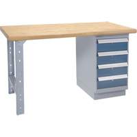 Heavy-Duty Workbench, 1500 lbs. Cap., 72" W x 30" D, 34" H NTL Industrial