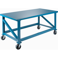 Extra Heavy-Duty Workbenches - All-Welded Benches, Steel Surface NTL Industrial