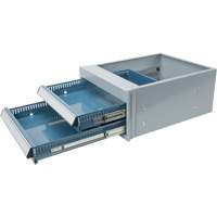 &eacute;tabli &agrave; deux tiroirs, Acier, 18" la x 21" p x 9" h NTL Industrial